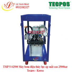 TMP 5-S2500 Máy bơm điện thủy lực áp suất cao 2500bar Tecpos - Korea