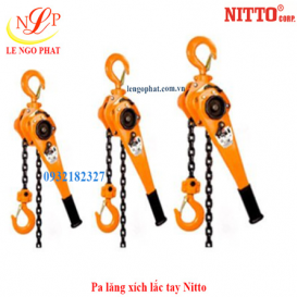 Pa lăng xích lắc tay 1 tấn Nitto VR-10