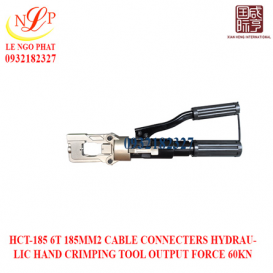 HCT-185 6T 185MM2 CABLE CONNECTERS HYDRAULIC HAND CRIMPING TOOL OUTPUT FORCE 60KN