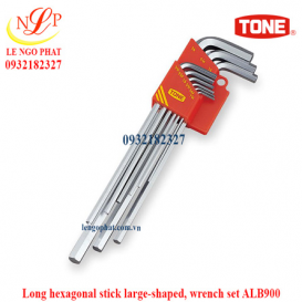 Long hexagonal stick large-shaped, wrench set ALB900