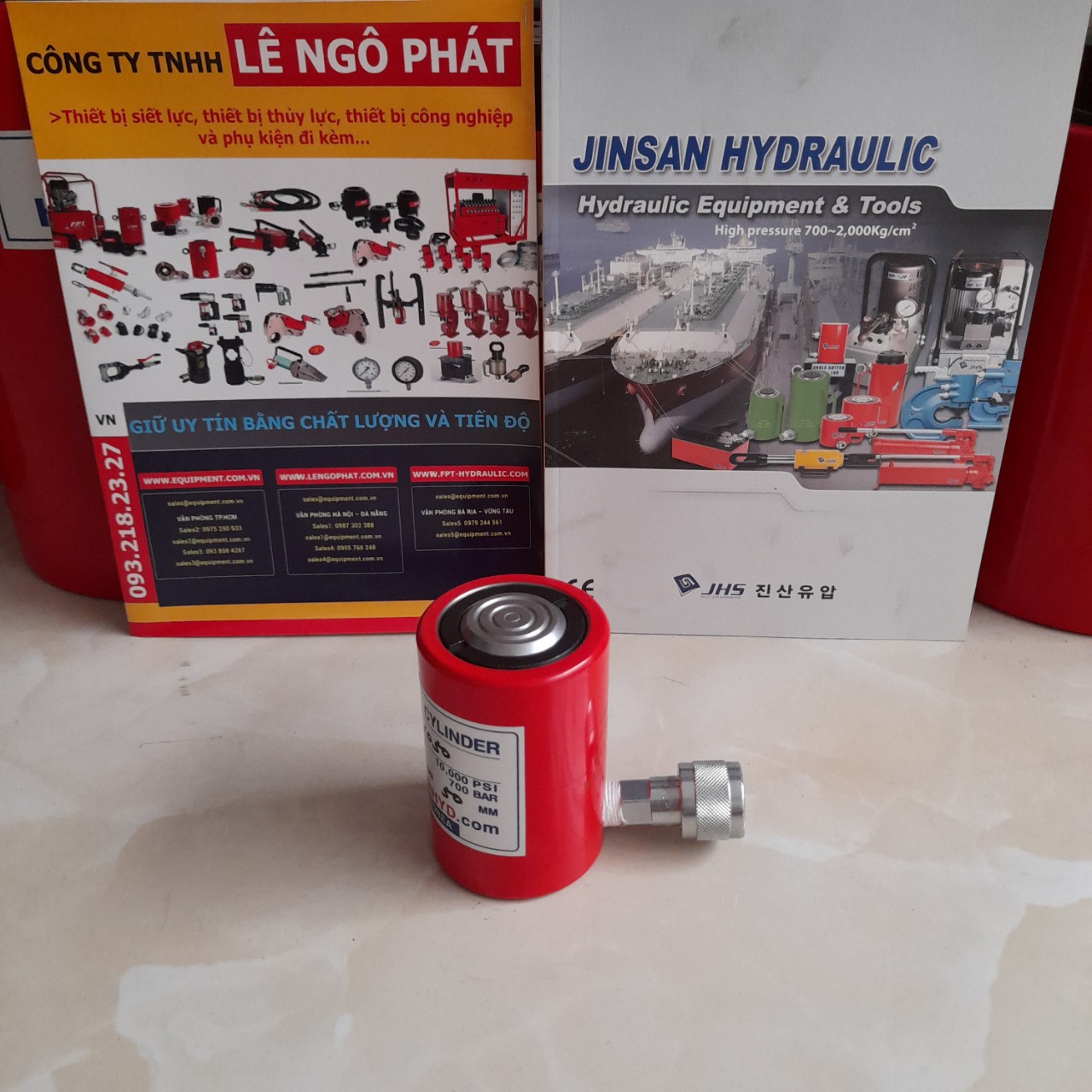 JSC-1050, Kích thủy lực lùn JHS 10 tấn hành trình 50 mm
