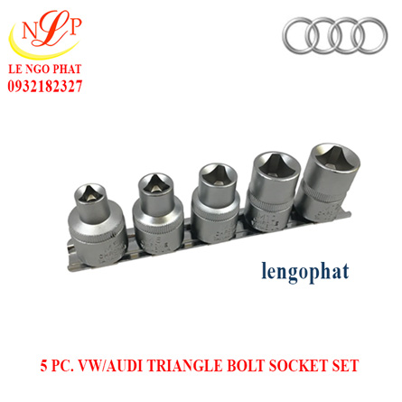 5 PC. VW/AUDI TRIANGLE BOLT SOCKET SET