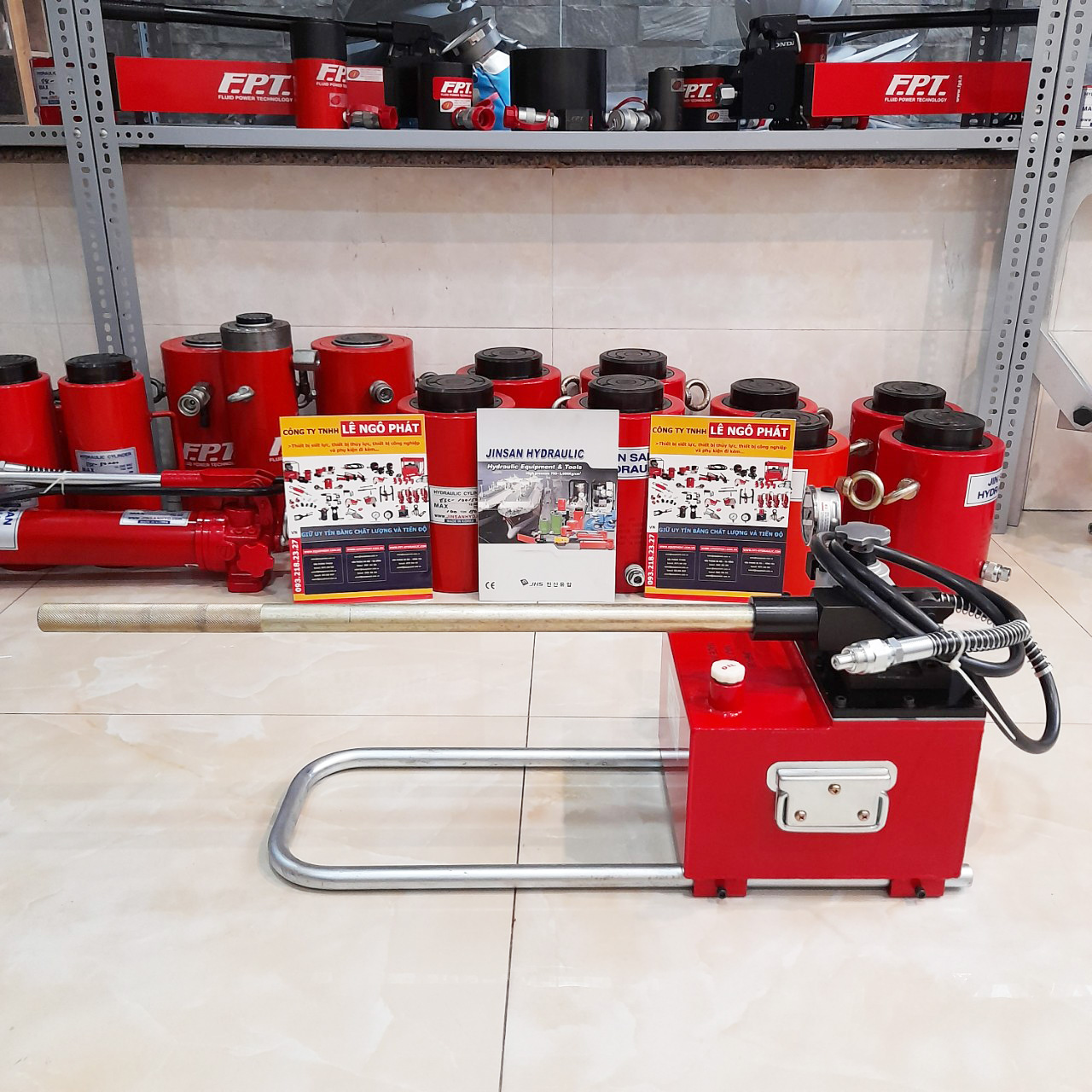 JHP-3B, Bơm tay thủy lực 700 bar, 10 lít
