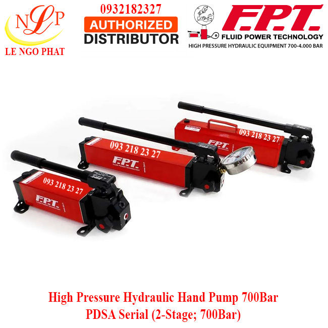 BƠM TAY THỦY LỰC 700BAR PDSA-40C F.P.T - ITALY