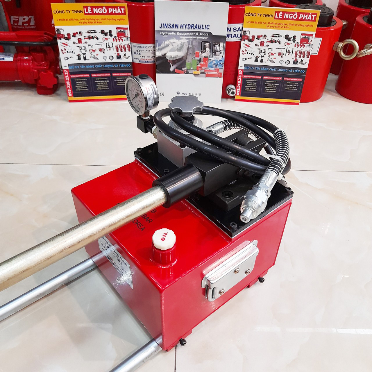 JHP-3B, Bơm tay thủy lực 700 bar, 10 lít