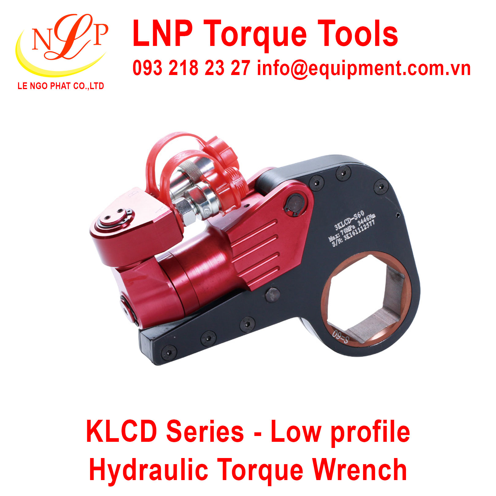 Cờ lê thủy lực 4LKCD (46-80mm; 546-5458Nm)