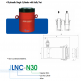 Kích thủy lực 30 tấn 200 mm JHS