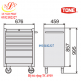 Bộ tủ công cụ TCA910