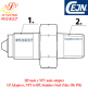 LP Adapters HP male x NPT male adapter Stainless Steel