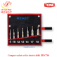 Compact socket set for electric drills 2BNC700